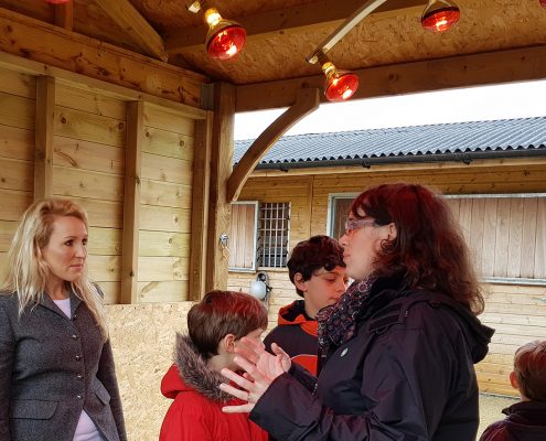 Louise with Vix Lowthian Green Party