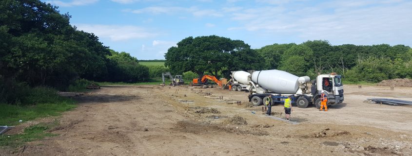 Day 1 of the concrete